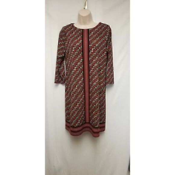 Versona Multicolor Knee-Length Casual-Business-Cocktail-Party Dress Size… - Picture 4 of 6